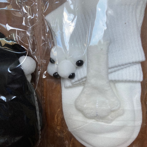 NWT Bibalabili Socks with eyes holding hands - Picture 3 of 4
